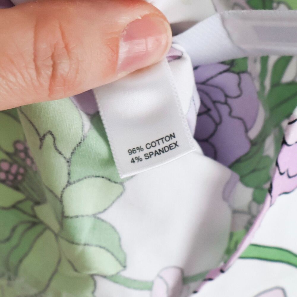 Y2K Ann Taylor Loft Floral Sweetheart tank 12 - Picture 6 of 6